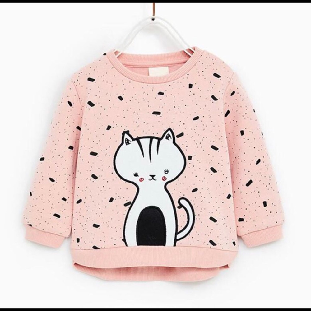 Pink cat sweater - Picture 1 of 6